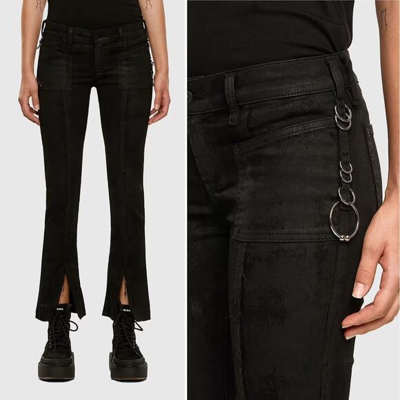 Diesel Slandy Pierced Jeans - Picture 1 of 7